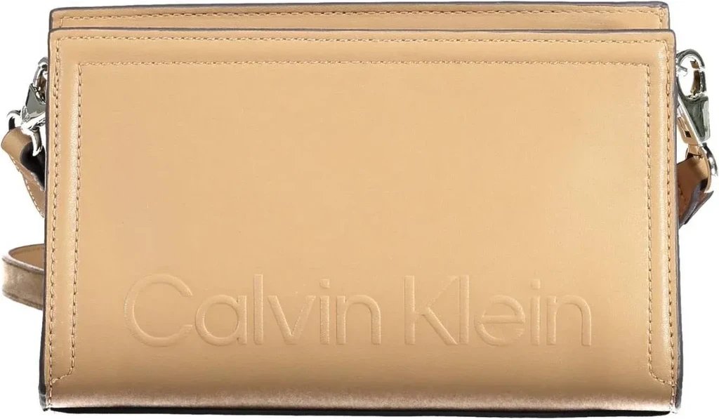 Calvin Klein Minimal Hardware Crossbody Hnědá