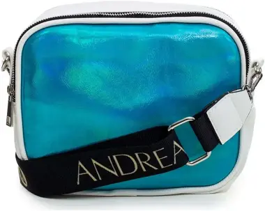 Andrea Massi Eco-leather bag White and blue