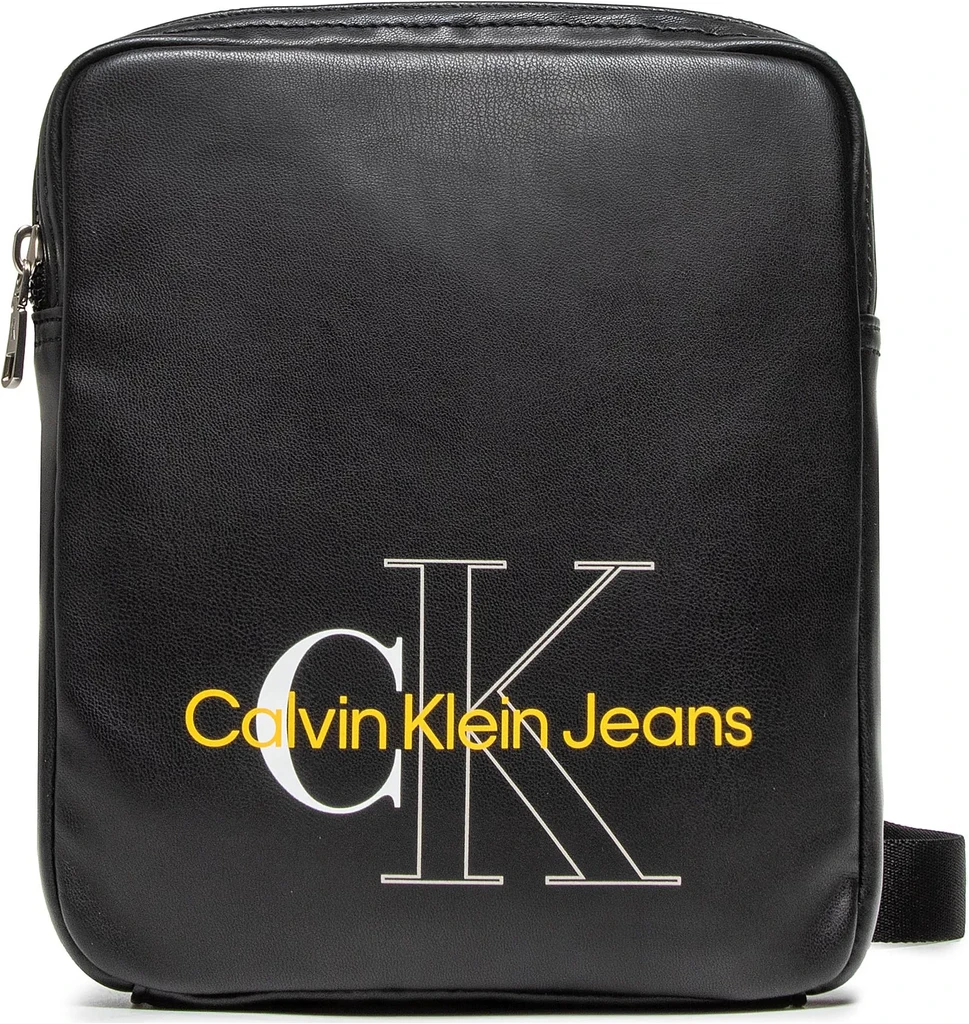 Calvin Klein Jeans Brašna Monogram Soft Reporter S Černá