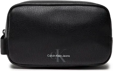 Calvin Klein Jeans Mono Textured Washbag Černá