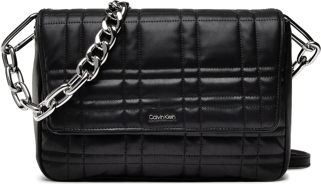 Calvin Klein Ck Touch Shoulder Bag W/Chain Černá