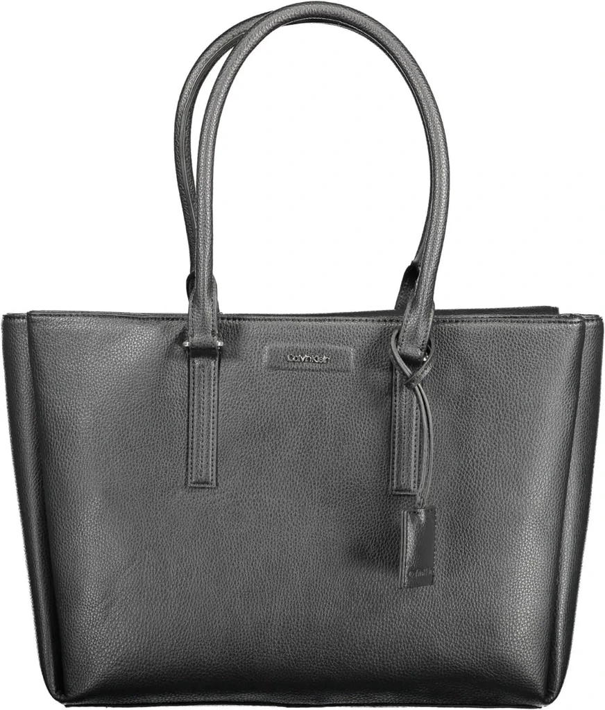 Calvin Klein Dressed Slim Tote Černá