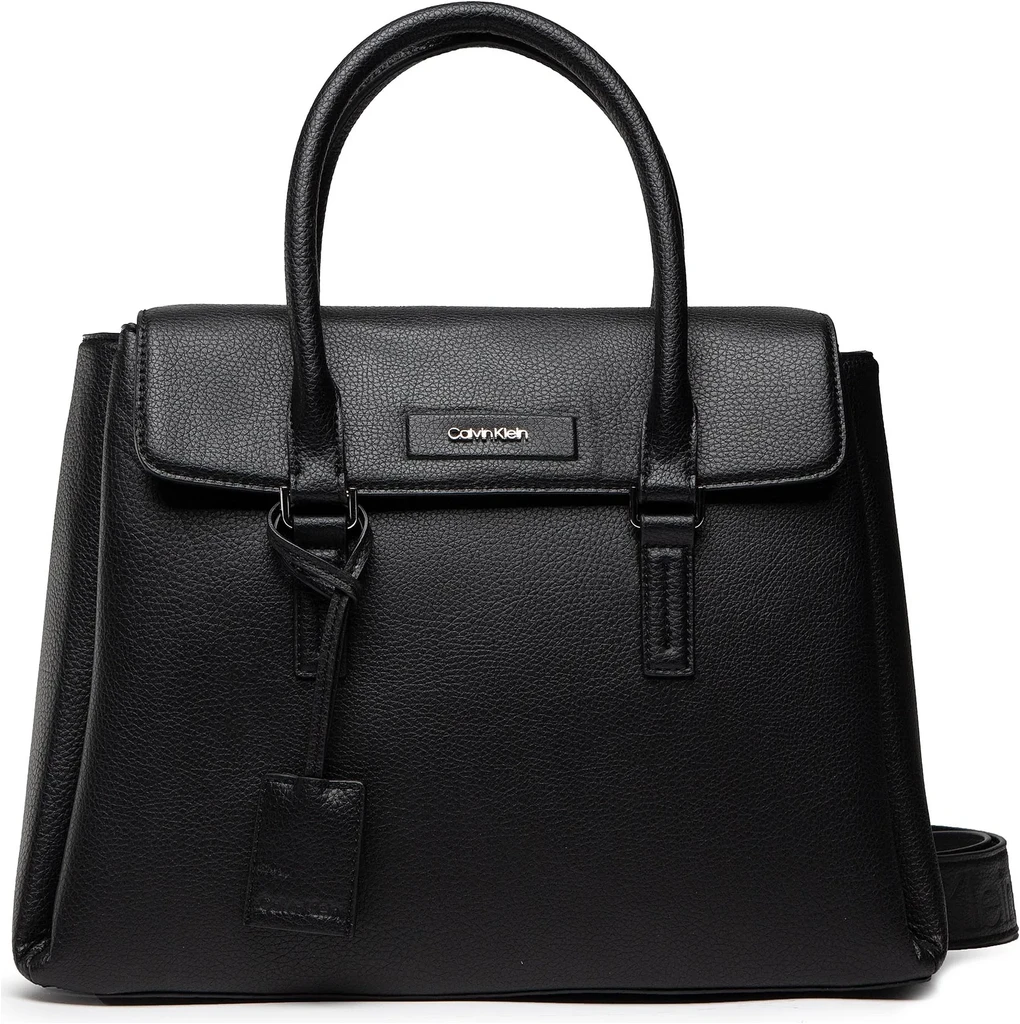 Calvin Klein Dressed Tote W/Flap Černá