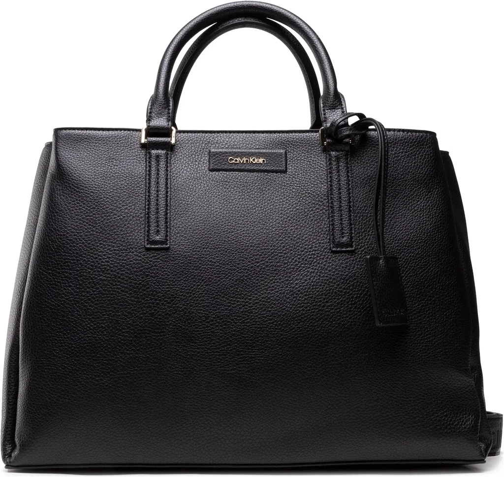 Calvin Klein Kabelka Dressed Tote Lg Černá