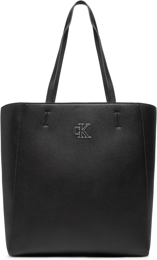 Calvin Klein Kabelka Minimal Monogram Shopper32 Černá