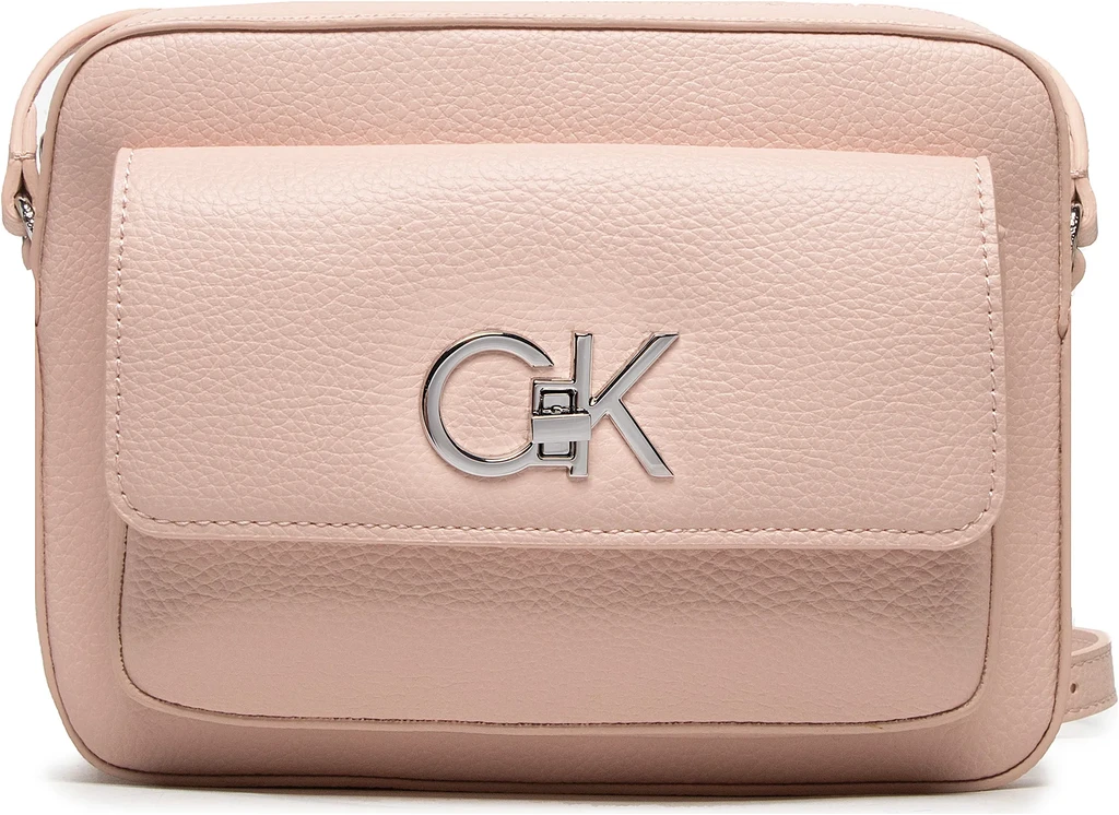 Calvin Klein Kabelka Re-Lock Camera Bag With Flap Pbl Růžová