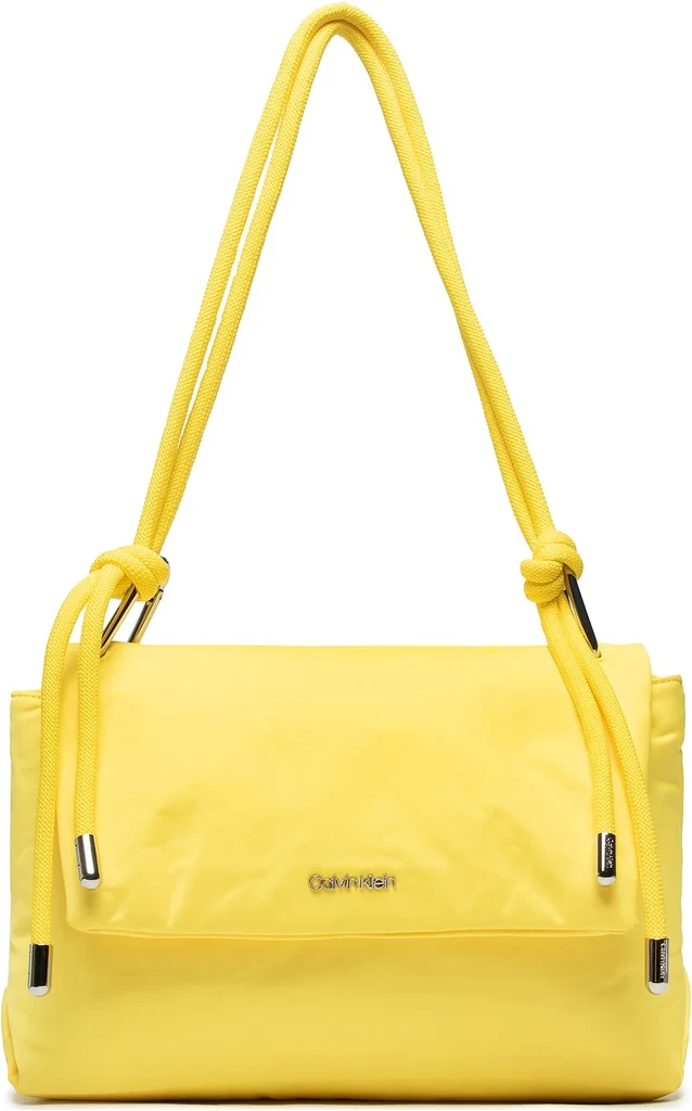 Calvin Klein Kabelka Roped Shoulder Bag Žlutá