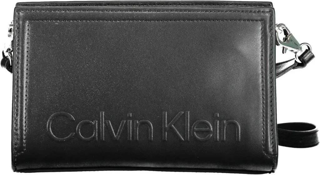 Calvin Klein Minimal Hardware Crossbody Černá
