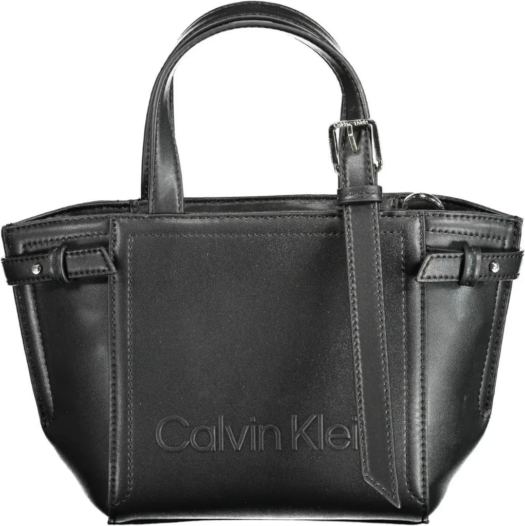 Calvin Klein Minimal Hardware Mini Tote Černá