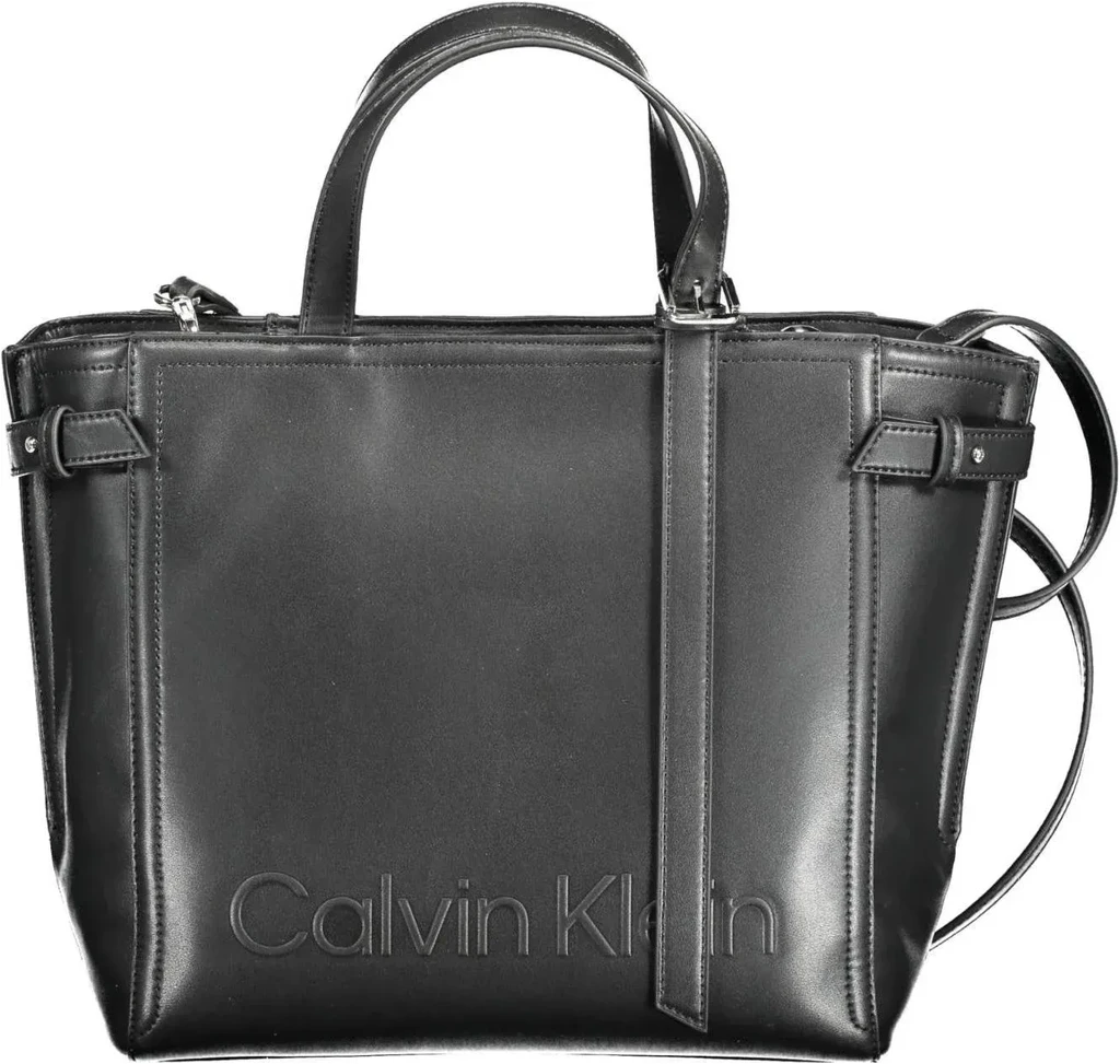 Calvin Klein Minimal Hardware Tote Černá