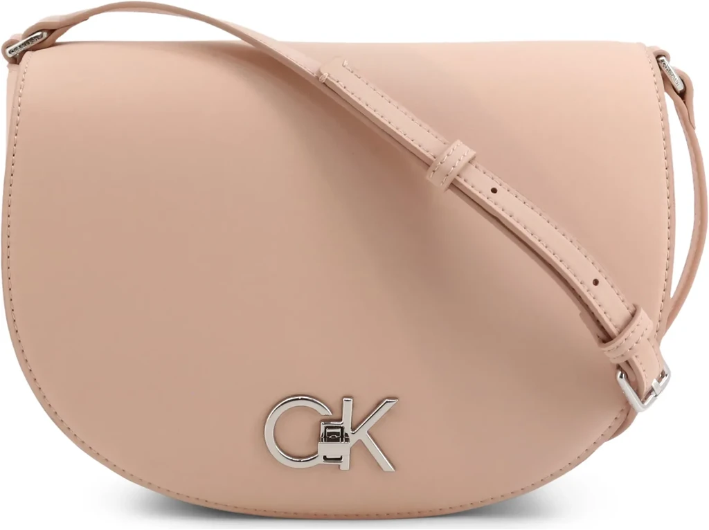 Calvin Klein Re-Lock Saddle Bag Růžová