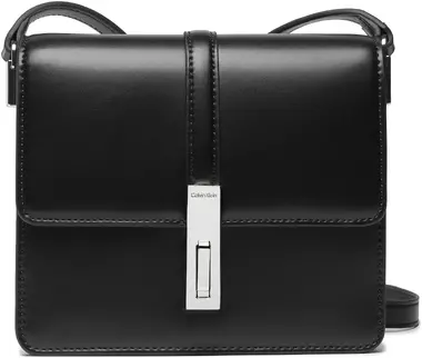 Calvin Klein Archive Hardware Shoulder Bag Černá