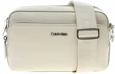 Calvin Klein Ck Must Camera Bag Lg Saffiano Béžová