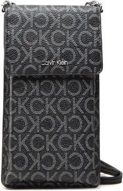 Calvin Klein Ck Must Phone Pouch Xbody Mono Černá