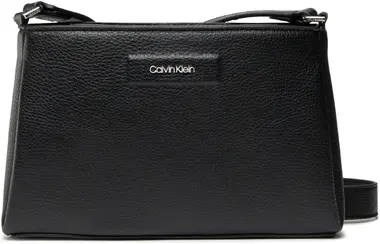 Calvin Klein Dressed Small Flap Crossbody Černá