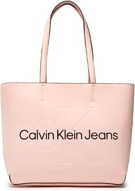 Calvin Klein Jeans Kabelka Sculpted Shopper29 Mono Růžová