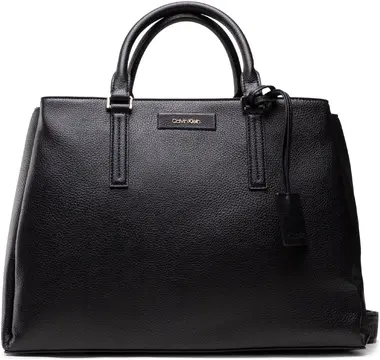 Calvin Klein Kabelka Dressed Tote Lg Černá