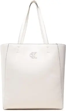 Calvin Klein Kabelka Minimal Monogram Shopper32 Béžová