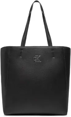 Calvin Klein Kabelka Minimal Monogram Shopper32 Černá