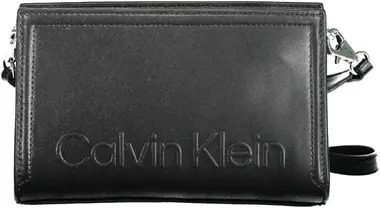 Calvin Klein Minimal Hardware Crossbody Černá