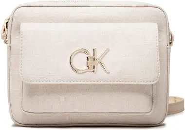 Calvin Klein Re-Lock Camera Bag W/Flap Jcq Béžová