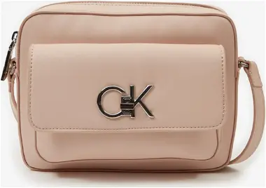 Calvin Klein Re-Lock Camera Bag With Flap Růžová