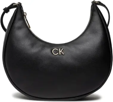 Calvin Klein Re-Lock Shoulder Bag Md Černá