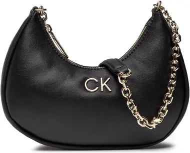 Calvin Klein Re-Lock Shoulder Bag Sm Černá