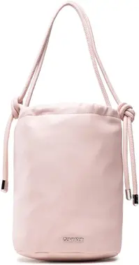 Calvin Klein Roped Bucket Bag Růžová