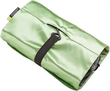 Cocoon Hanging Toiletry Kit Silk light green