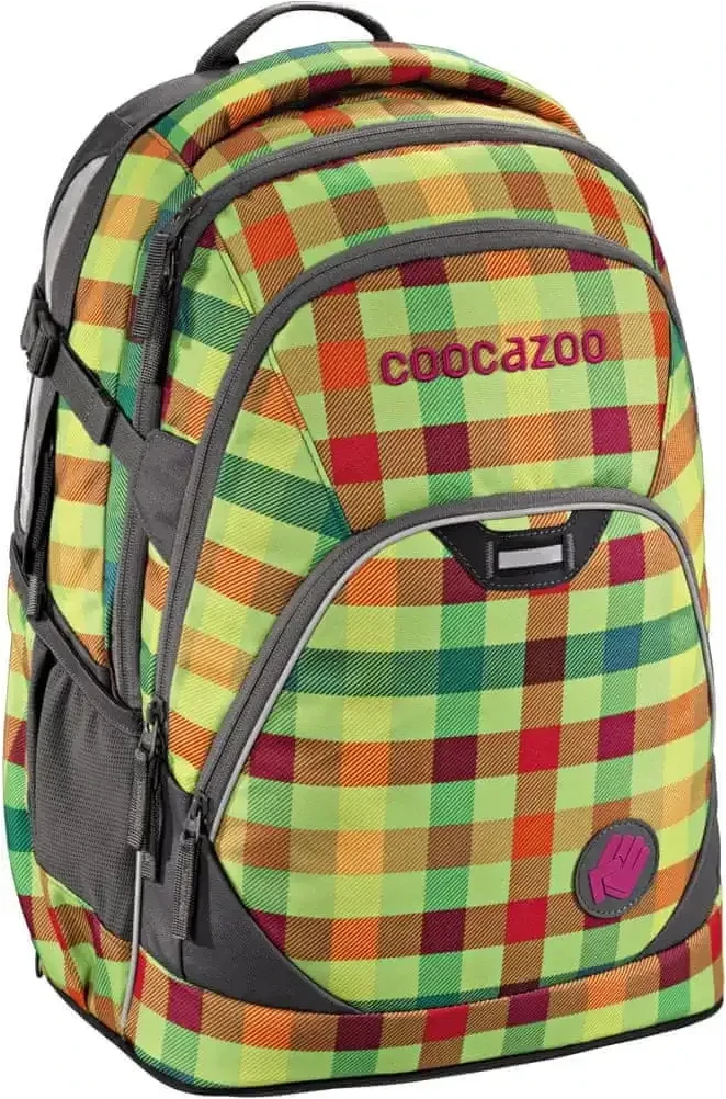 Školní batoh Coocazoo EvverClevver2 - Hip To Be Square Green