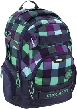 Školní batoh Coocazoo CarryLarry2 - Green Purple District
