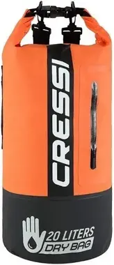Cressi Dry Bag Bi-Color 20L Black/Orange