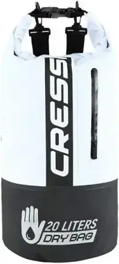 Cressi Dry Bag Premium Bi-Color  20L Black White