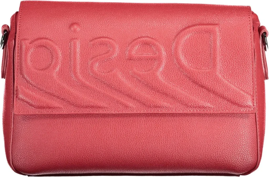 Desigual Psico Logo Phuket Straight Červená