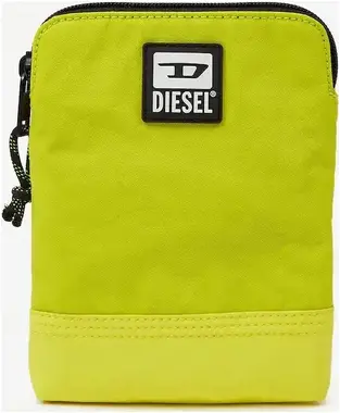 Malá crossbody taška Diesel Světle zelená