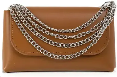 Camel women's eco-leather handbag