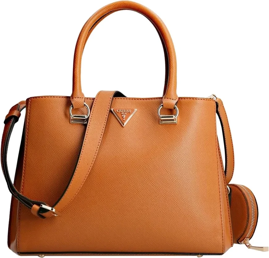 Guess Alexie Girlfriend Satchel Hnědá