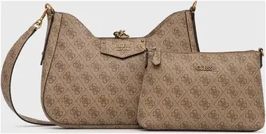 Guess Kabelka Eco Brenton HWESB8 39002 Hnědá