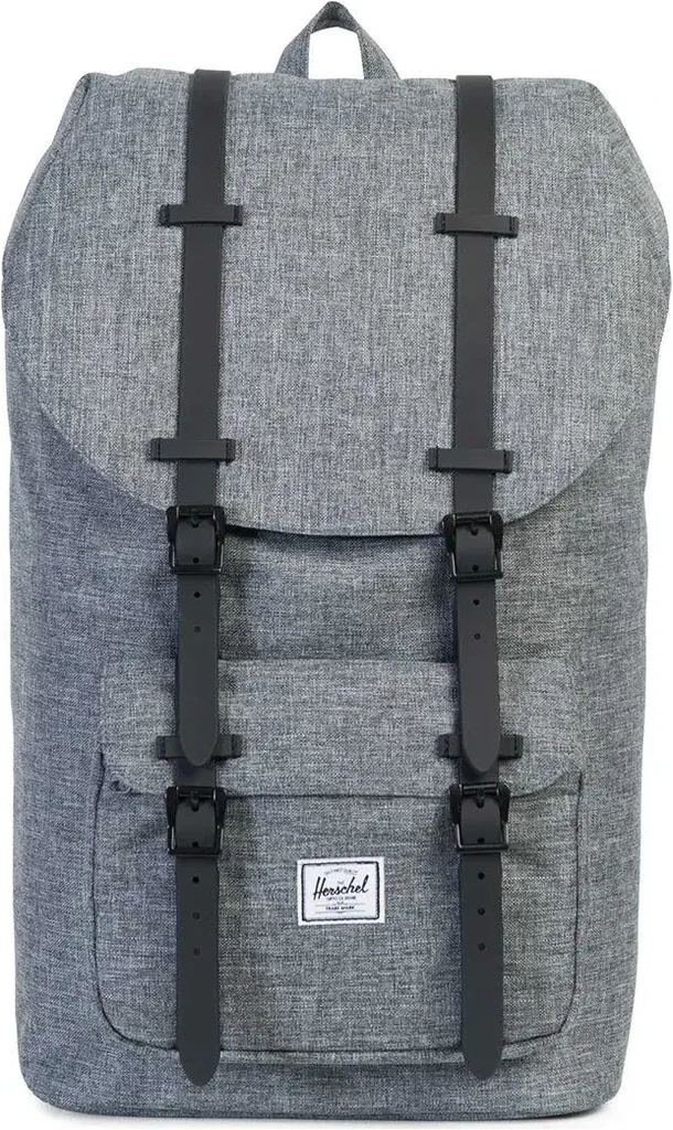 Herschel Little America - Raven Crosshatch/Black Rubber