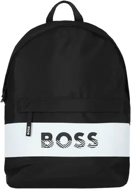 Boss Logo Backpack J20366 Černá