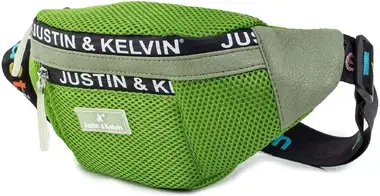 Justin & Kelvin women's waist bag green