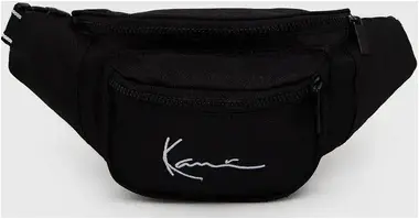 Karl Kani Signature Tape Waist Bag Černá