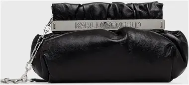 Karl Lagerfeld K/Kross Clutch W Strap Černá