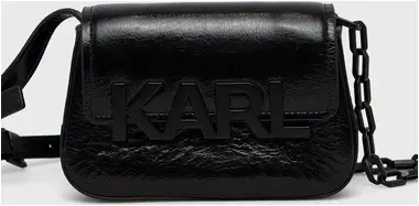 Karl Lagerfeld K/Letters Crossbody Černá