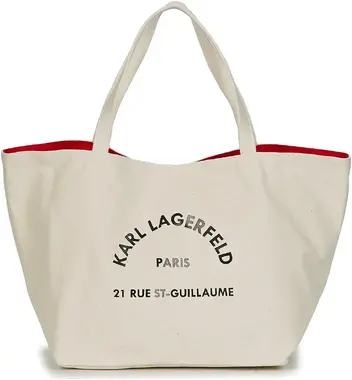 Karl Lagerfeld K/Rue St Guillaume Canvas Tote