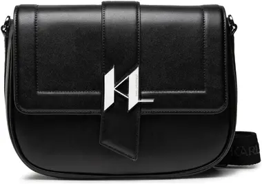 Karl Lagerfeld K/Saddle Bag Lg Černá