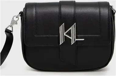 Karl Lagerfeld K/saddle Bag Md černá