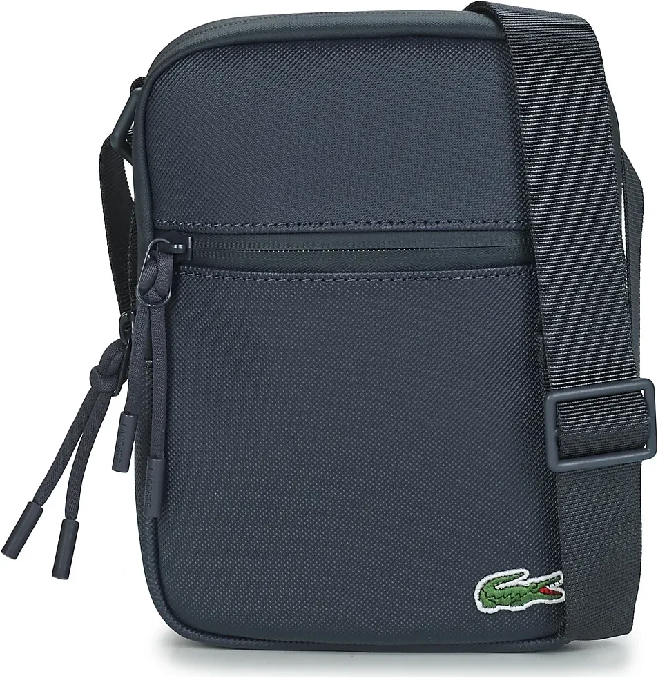 Lacoste Small Flat Crossbody Bag Tmavomodrá