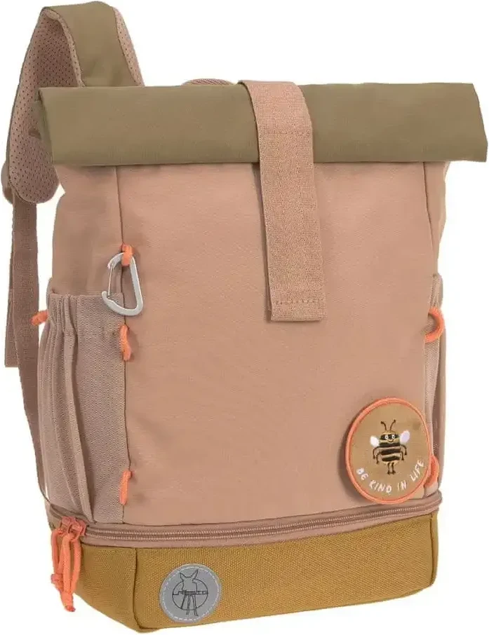 Lässig Mini Rolltop Backpack Nature - Hazelnut
